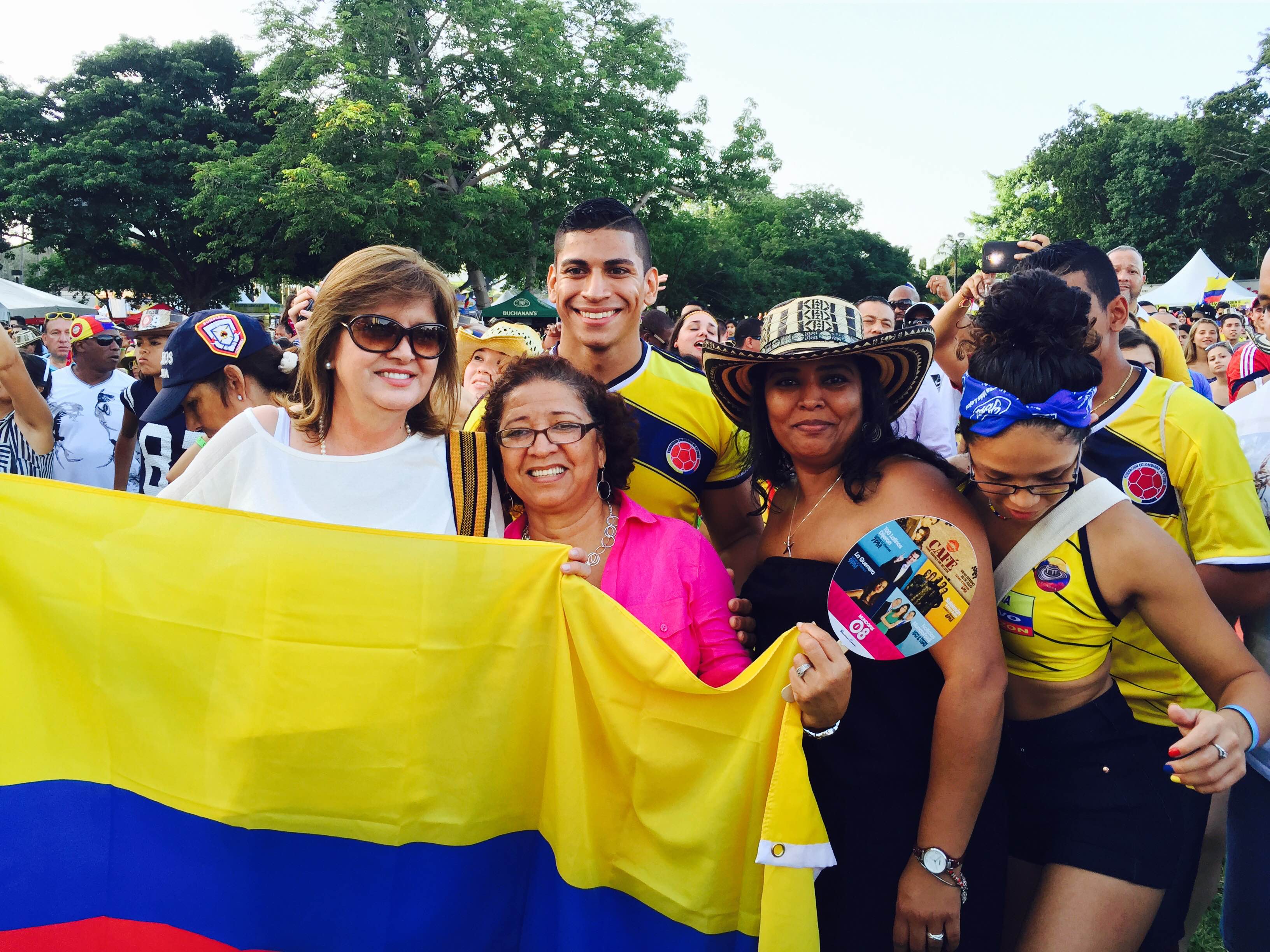 Celebración del 20 de Julio de los colombiano en Miami Consulado de