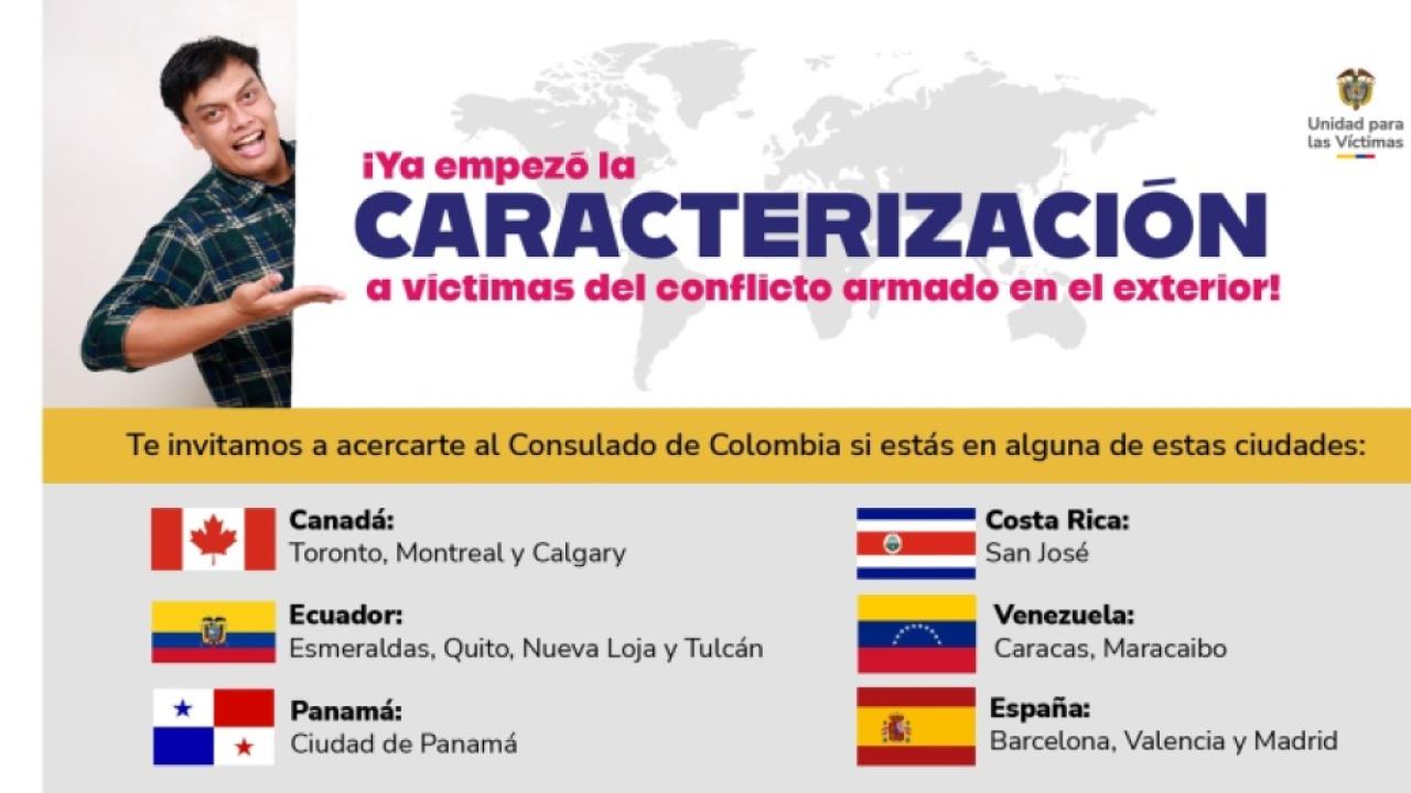 Consulado General de Colombia en Panamá invitan a a las víctimas del conflicto armado residentes en Panamá a actualizar sus datos