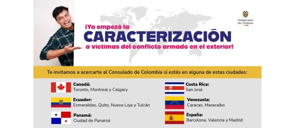Consulado General de Colombia en Panamá invitan a a las víctimas del conflicto armado residentes en Panamá a actualizar sus datos