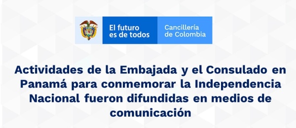 Actividades de la Embajada y el Consulado en Panamá para conmemorar la Independencia Nacional fueron difundidas en medios 